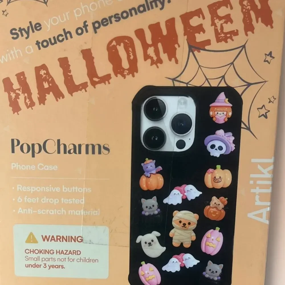 Artikl iPhone 15 Pro Max Halloween 15 Pop Charms to Personalize Your Phone NIB